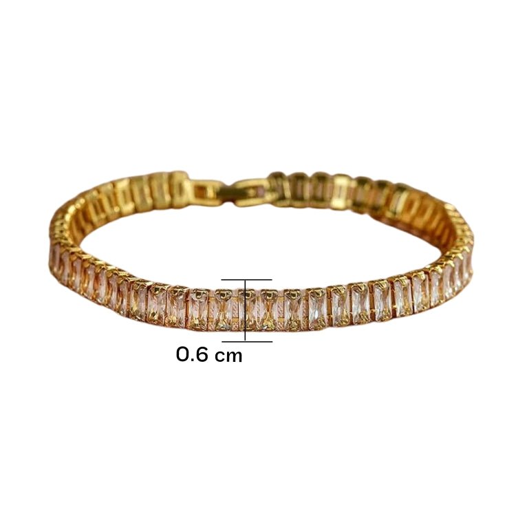 Brilliant Crystal Tennis Bracelet