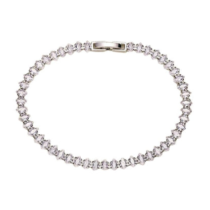 Brilliant Crystal Tennis Bracelet