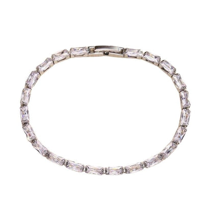 Brilliant Crystal Tennis Bracelet