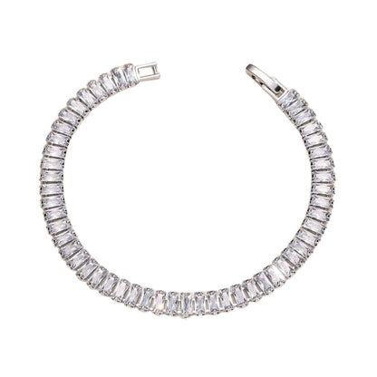 Brilliant Crystal Tennis Bracelet