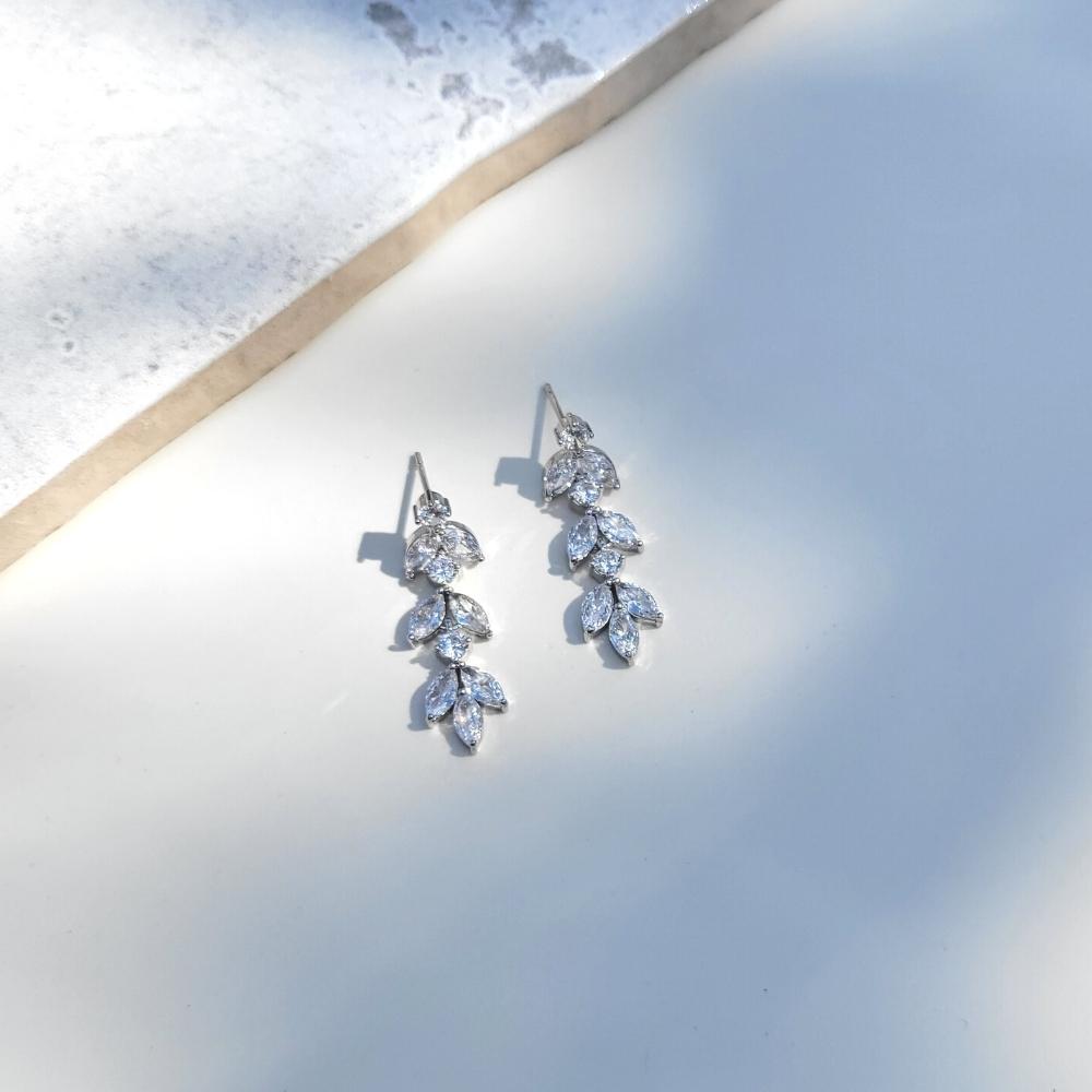 Dazzling Droplet Dangle Earrings